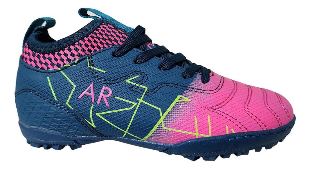 Zapatilla Baby Futbol Juvenil Niños Exotic Soccer Fucsia7498-2