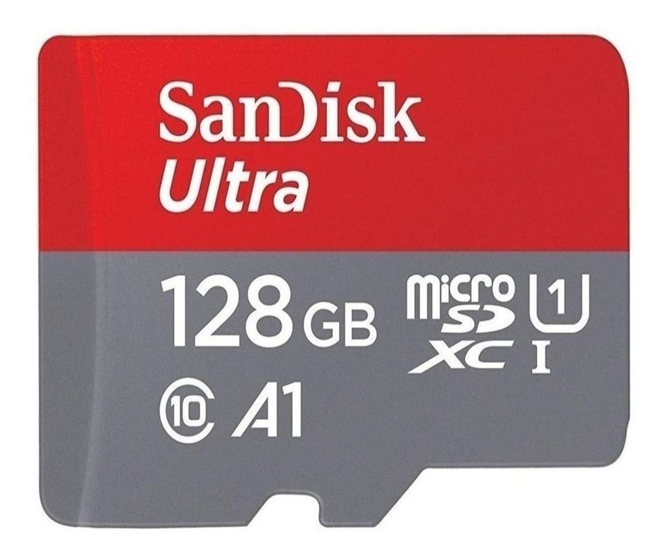 Tarjeta De Memoria Sandisk A1 128gb Ultra Con Adaptador Sd-0