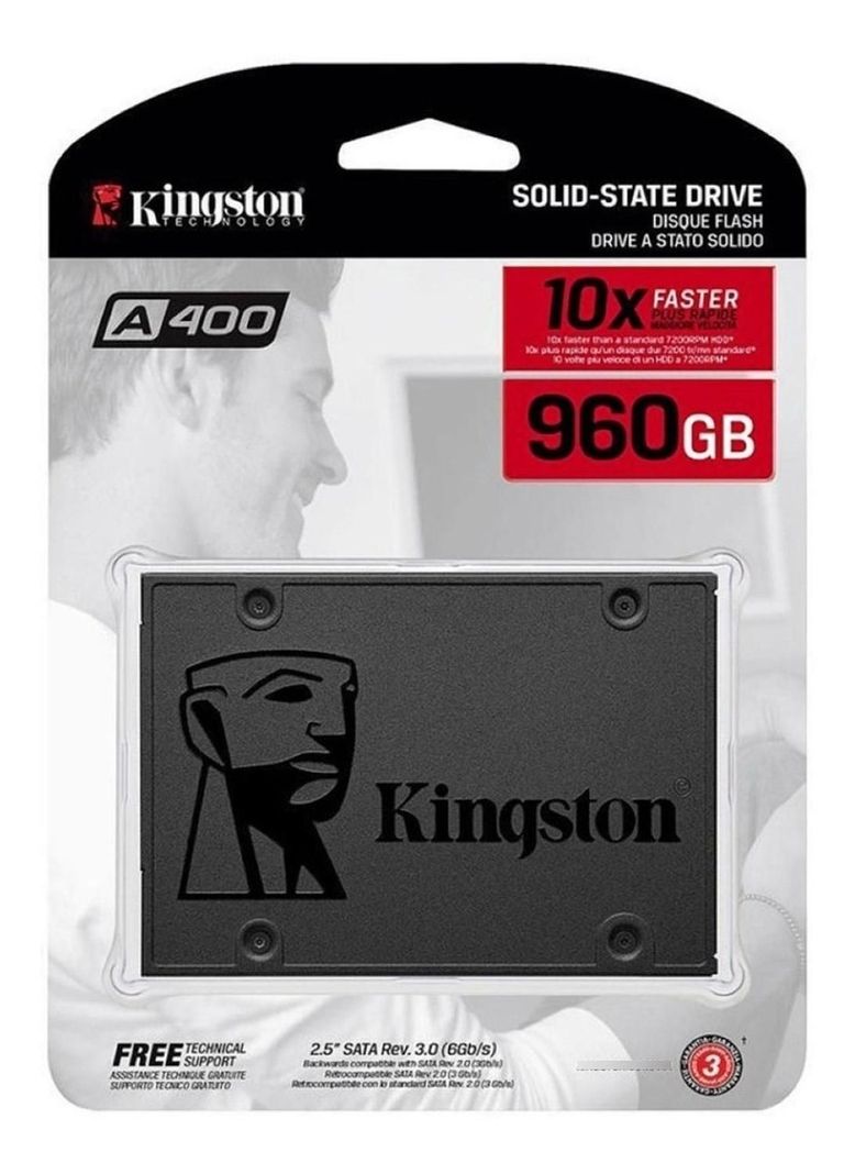 Disco Sólido Ssd Interno Kingston Sa400s37/960g Sata 960gb-2