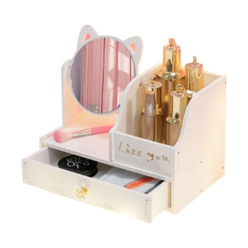 Organizador Multiuso con Cajon y Espejo de Gato KISS Elegante-Moderno-0