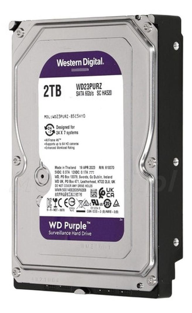 Disco Hdd Interno Western Digital 2tb 3.5 Seguridad Purple-0