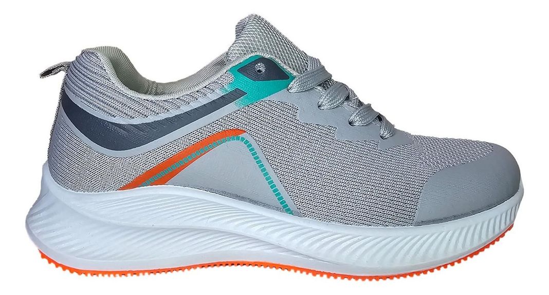 Zapatillas Deportivas Ligeras Y Antideslizantes Gris 7607-0