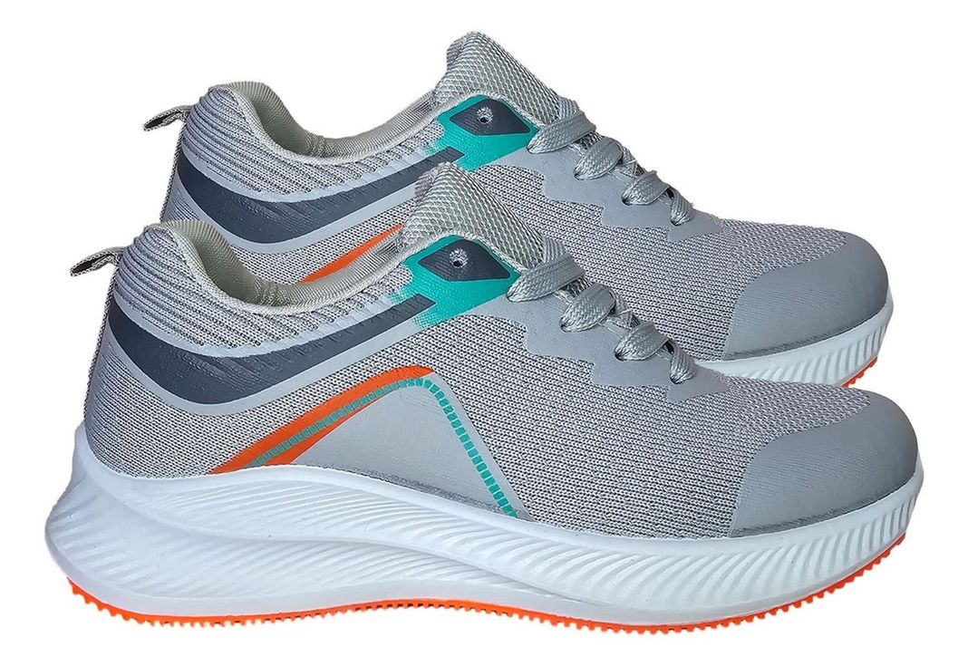 Zapatillas Deportivas Ligeras Y Antideslizantes Gris 7607-1