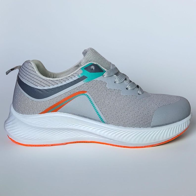 Zapatillas Deportivas Ligeras Y Antideslizantes Gris 7607-3