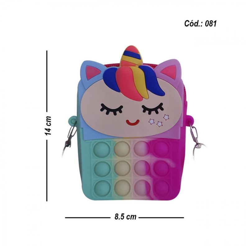Cartera De Pop It Juguetes Antiestres Infantil 081 14x8.5cm-1