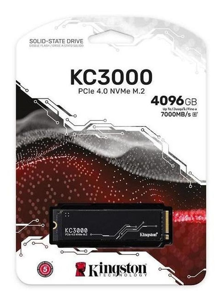 Unidad Estado Sólido Kingston Kc3000 4tb M.2 Pcie 4.0 7000mb-2