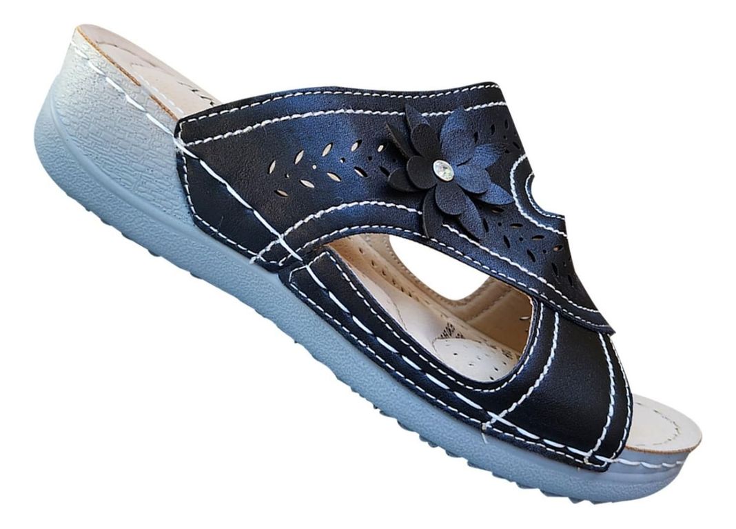 Sandalia De Mujer Ortopédicas Comodas Modelo Clasico 7484-0