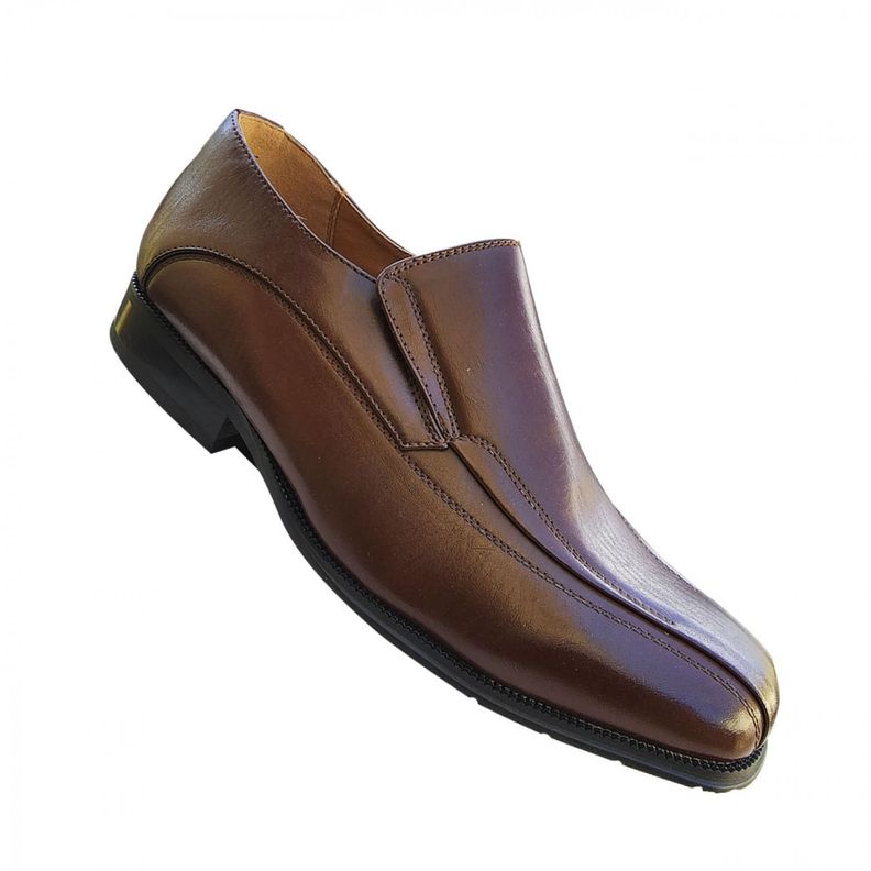 Zapato Formal de Vestir Sin Cordon Adolecentes 3218 Café-0