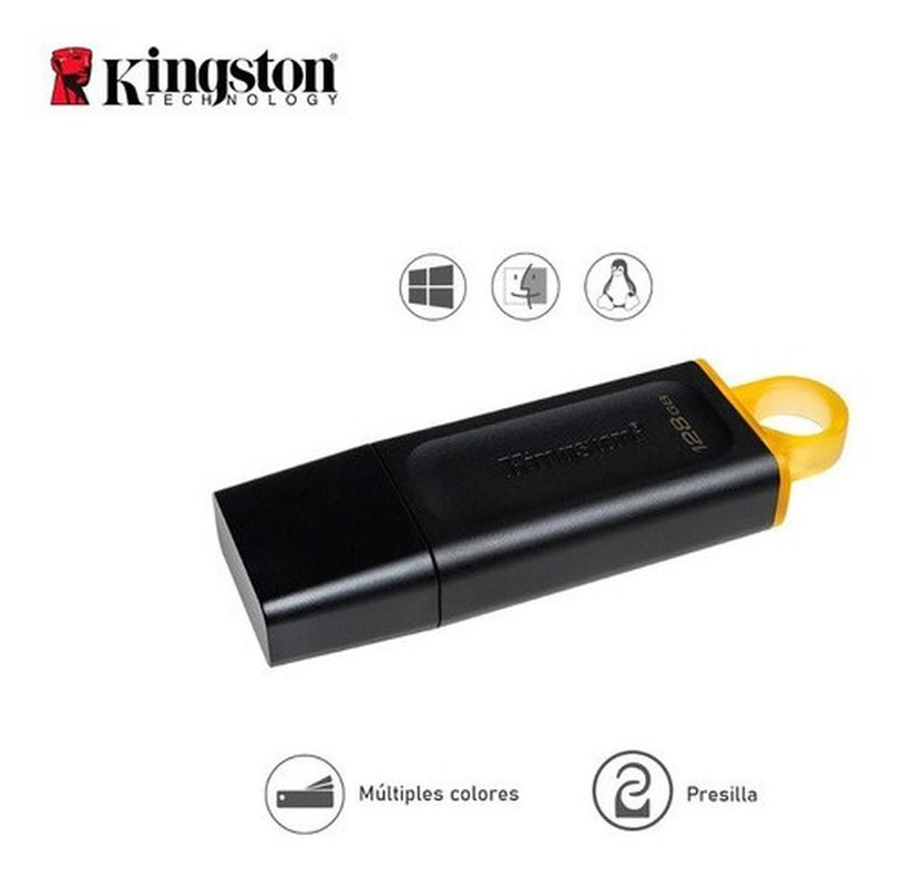 Pendrive Kingston Ultra Velocidad Exodia 128gb Usb 3.2 Flex-0