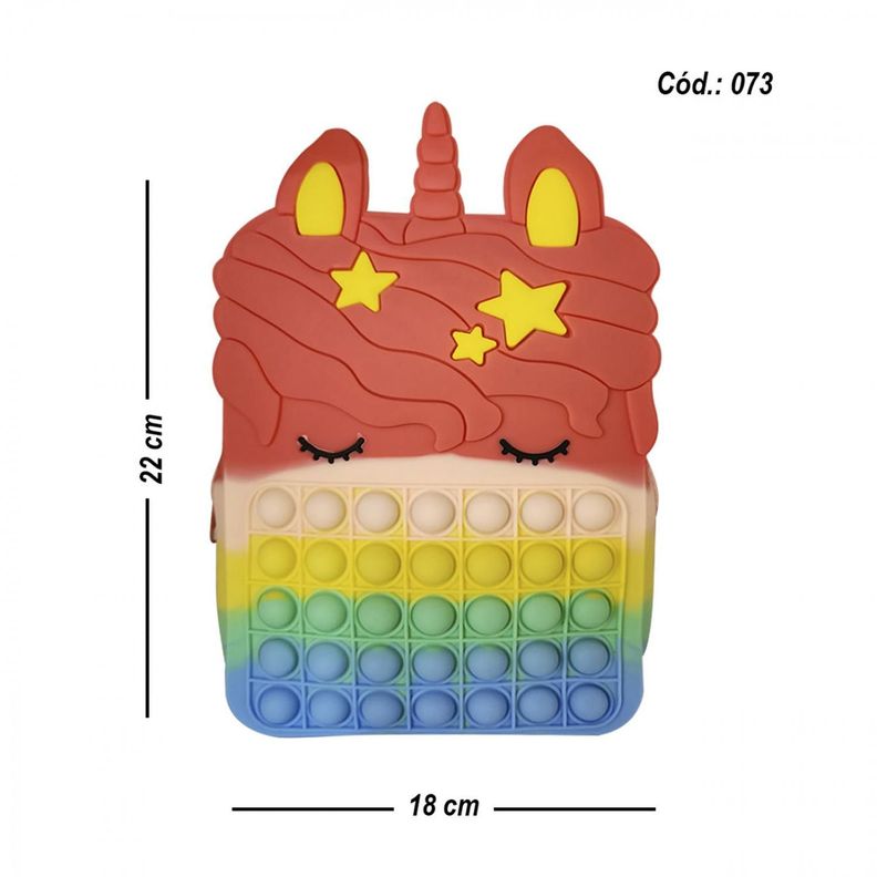 Mochila Pop It Juguete Infantil 22x18cm-1
