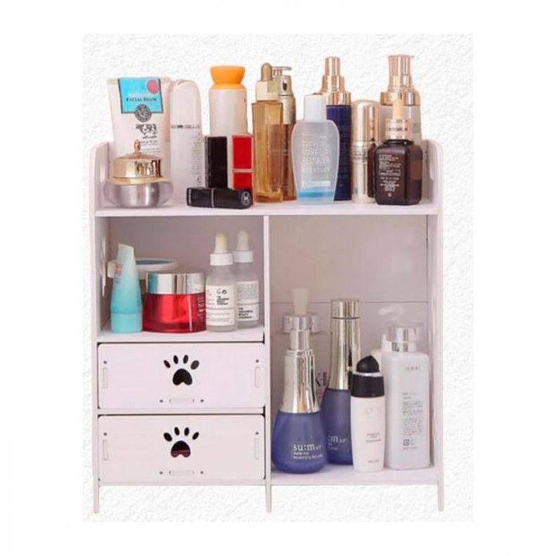 Mueble estante Organizador Blanco con Cajones Huella - 29cm de Alto-0