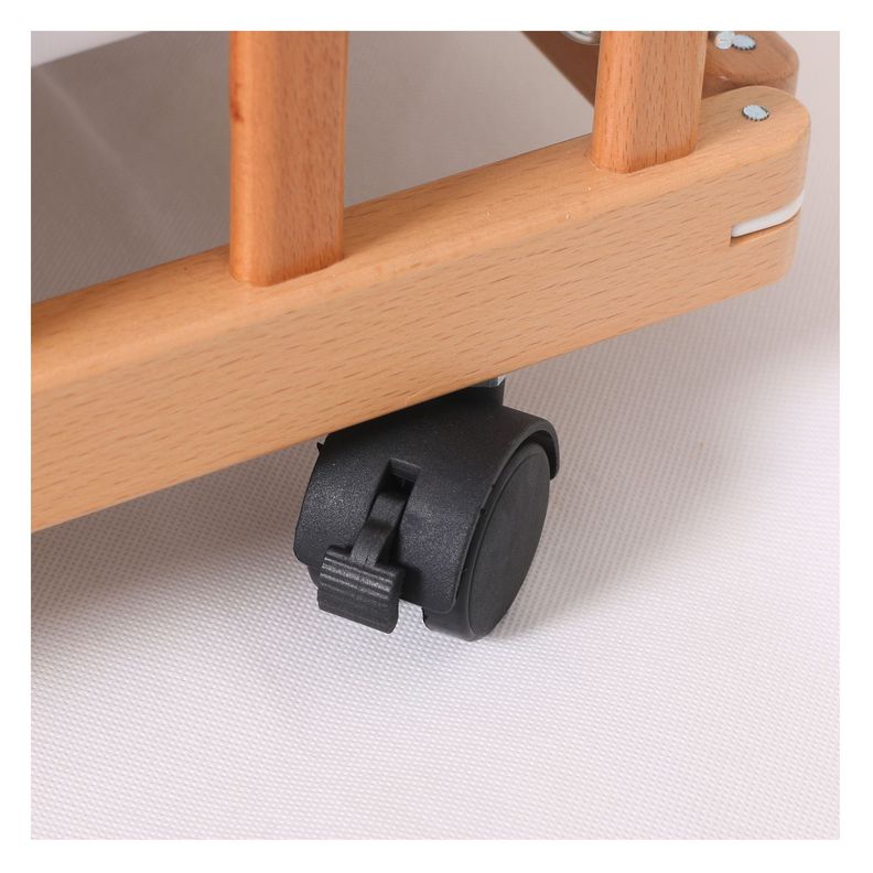 Corral Cuna 2 en 1 Altura Ajustable en Madera Happy Dino-7