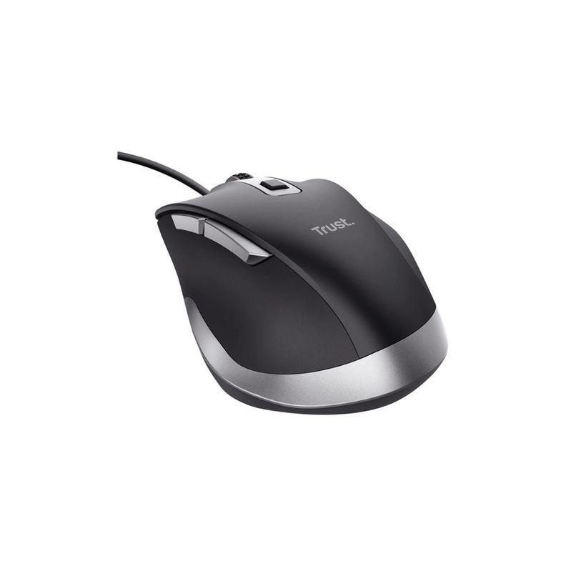Mouse Fyda Confort Negro con Cable-0