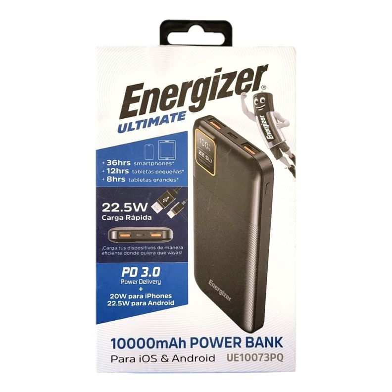 Power Bank Energizer Ultimate Portátil 10000mAh Negro-2