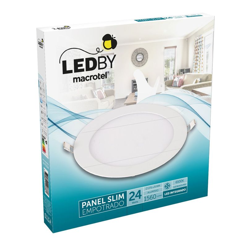 Plafón Empotrado 24w Luz Fría-1