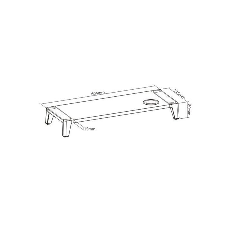 Soporte Monitor Elevador con Cargador Inalámbrico QI Macrotel-3