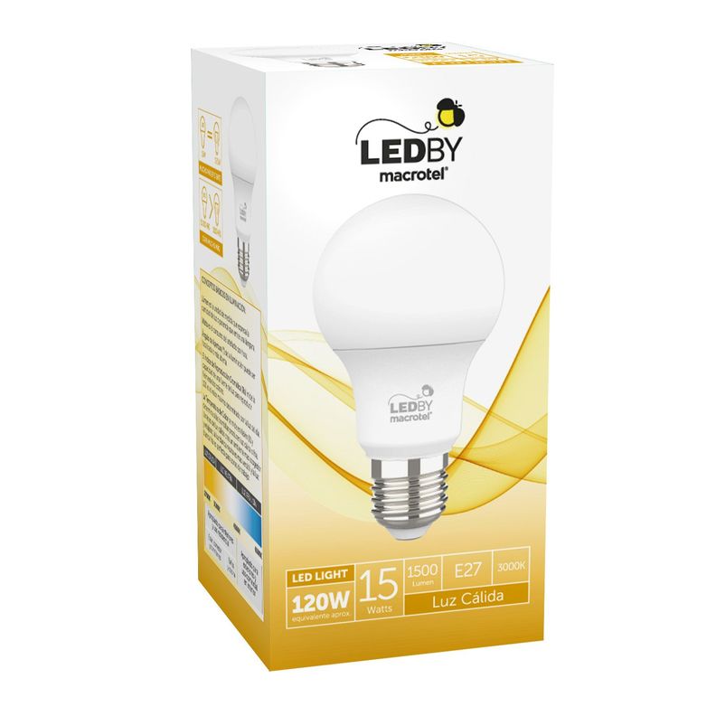 Ampolleta Led a60 15w Luz Cálida-1