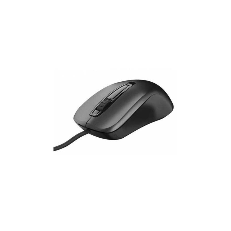 Mouse Carve Óptico Negro con Cable-0