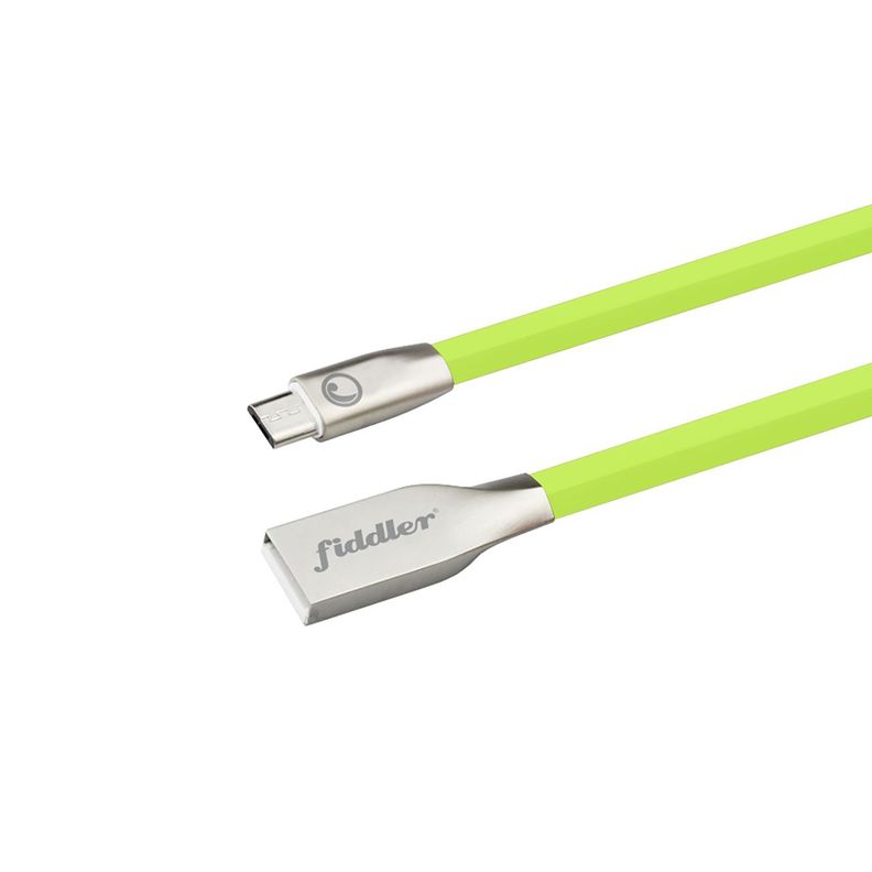 Cable Micro Usb A Usb 2.0a Fiddler Verde-0