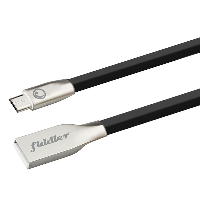 Cable Micro Usb A Usb 2.0a Fiddler Negro-0