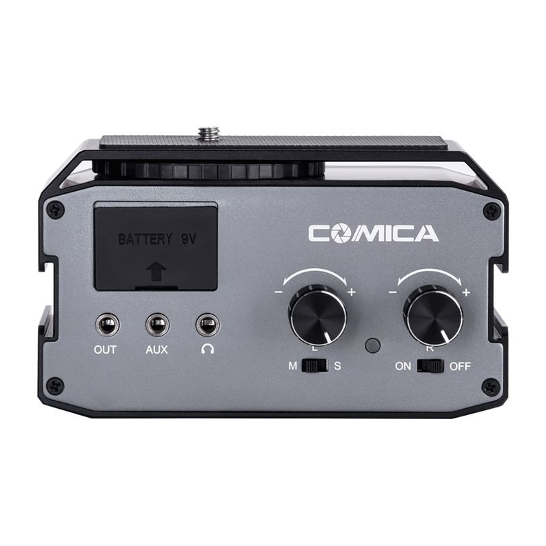 Mixer Preamplificador Comica AX3 para DSLR-2