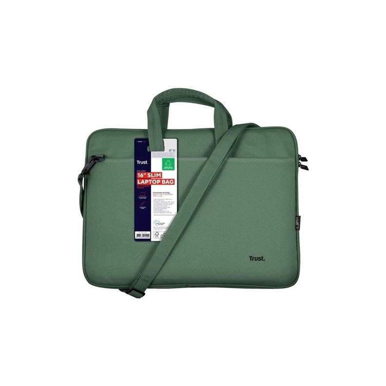 Bolso Notebook Trust EcoVerde 16" Bologna-1