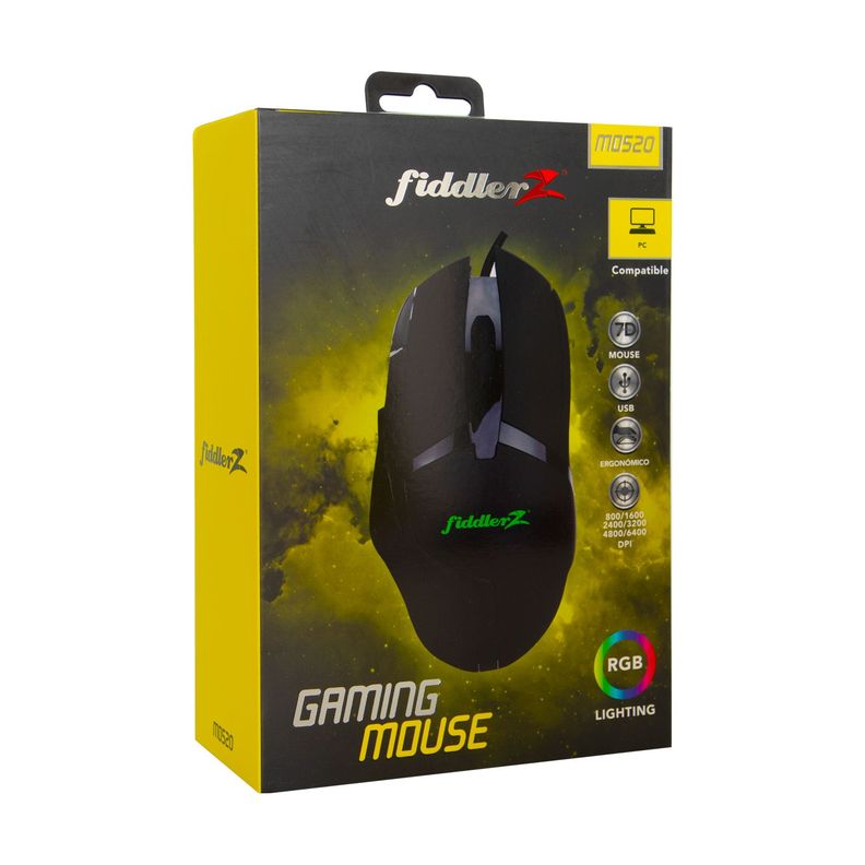 Mouse Gamer 7D Retroiluminado Fiddler Z-4