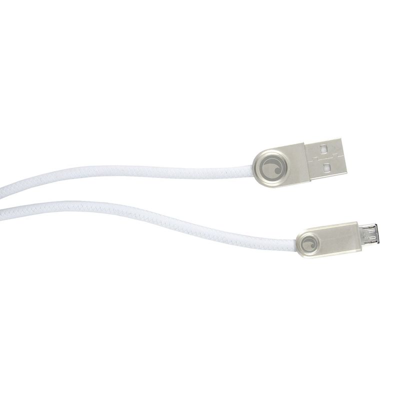 Cable Micro Usb A Usb 2.0 de 2mt Fiddler Blanco-0