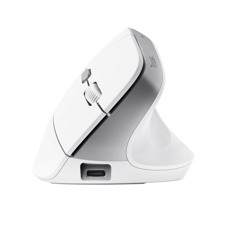 Mouse Ergo Bayo II Blanco Inalámbrico-2