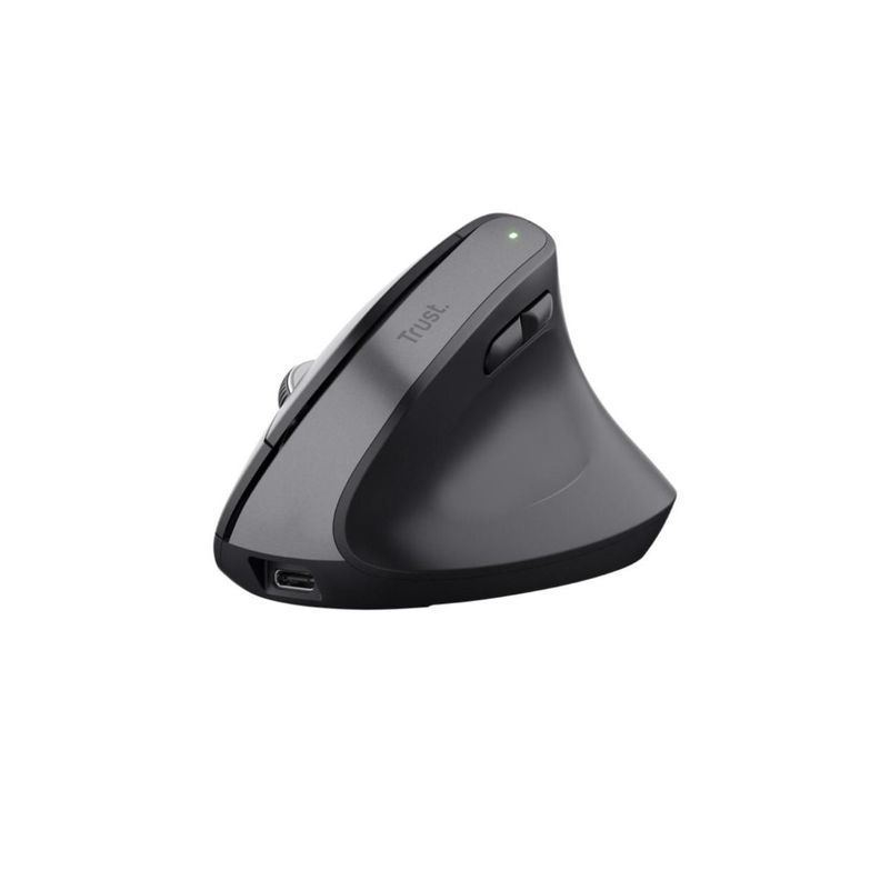 Mouse Ergo Bayo+ Negro Inalámbrico-1