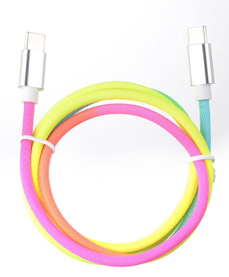 Cable Fiddler Rainbow Usb-C Pd 60W 1m-1
