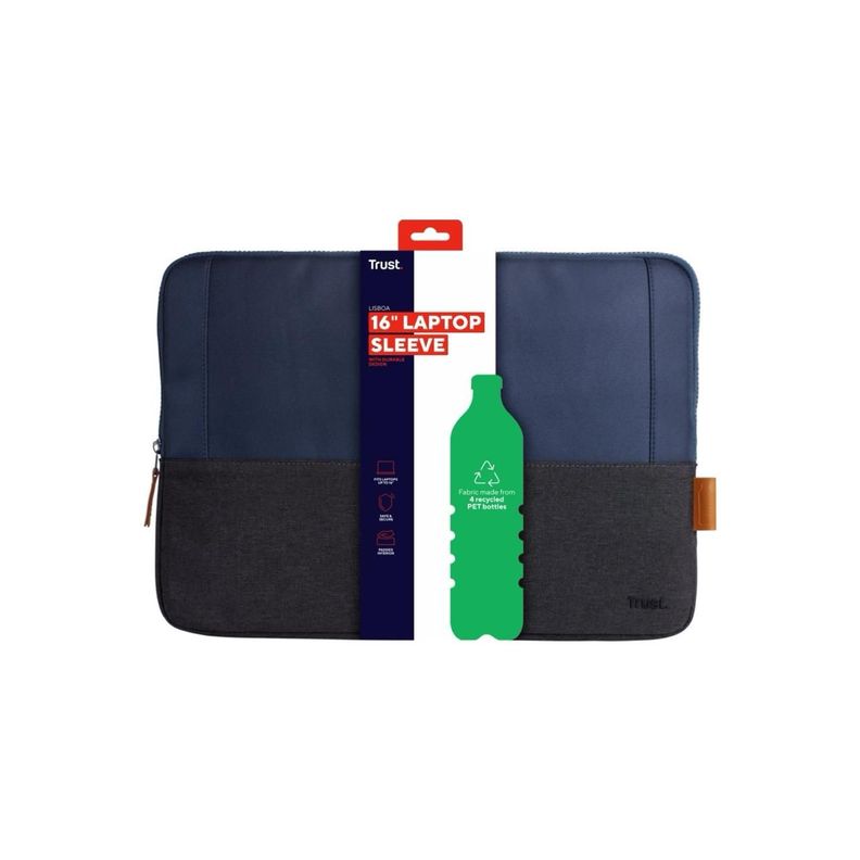Bolso Notebook Trust Azul 16" Lisboa-2