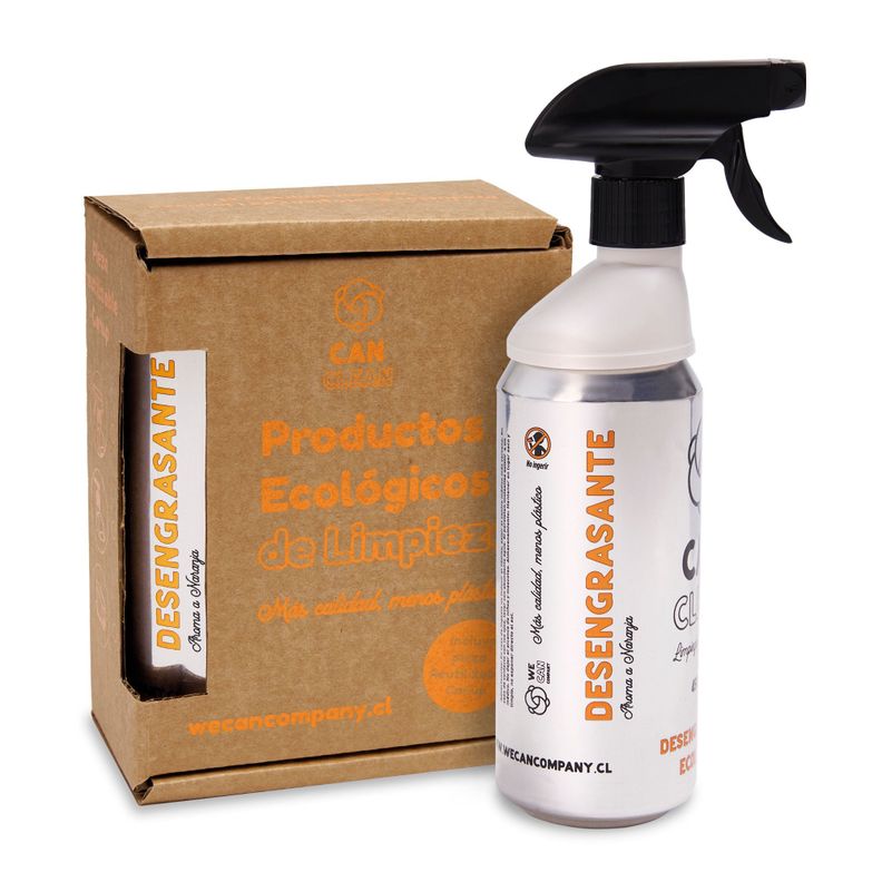 (Primera Compra) Desengrasante Ecológico en Lata Ingredientes Naturales 450 mL + Sistema Spray Canup-0