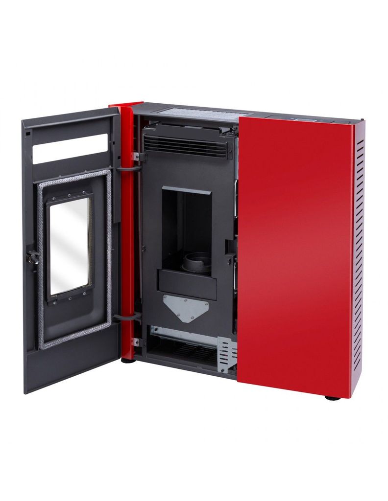 Calefactor a Pellet Slim 9000 Rojo-1