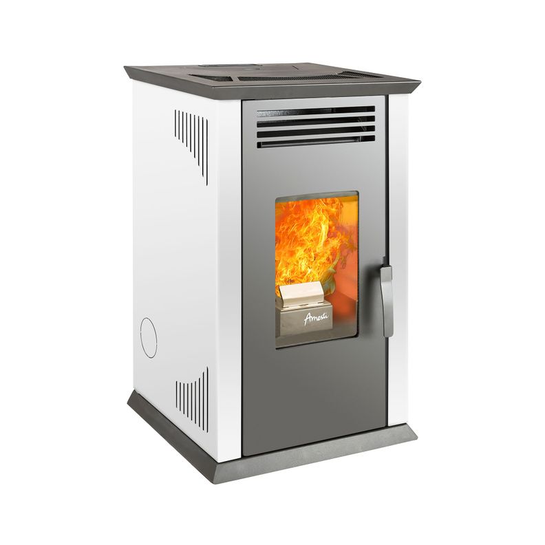 Calefactor a Pellet Amesti Italy 8100 Plus Blanco-0