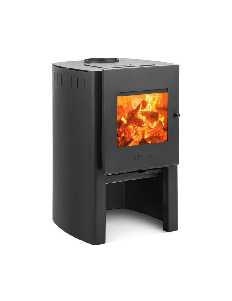 Estufa a Lena Firelog 380 Amesti Gris Oscuro