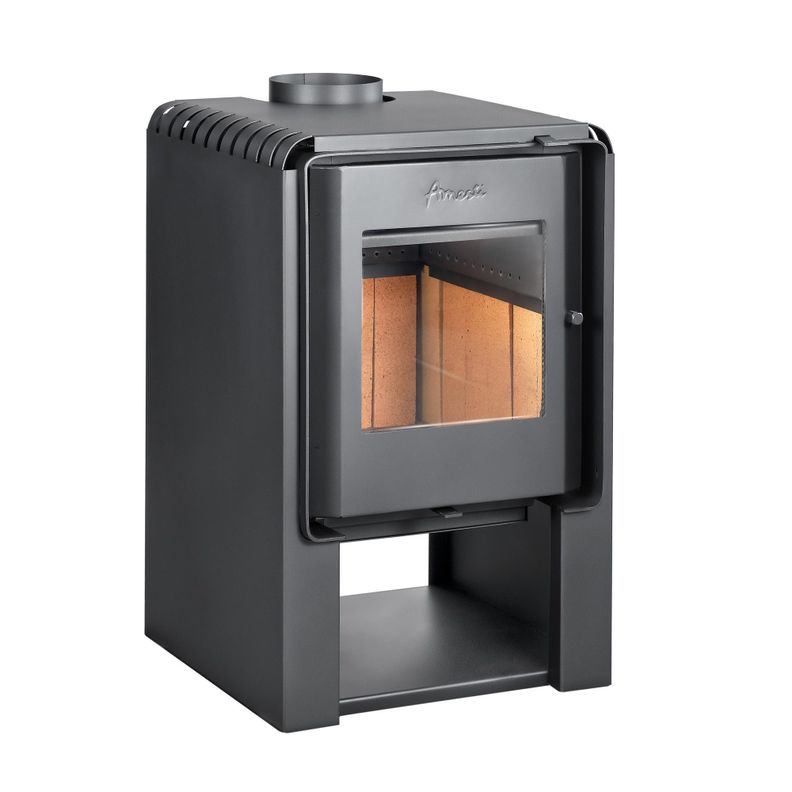 CALEFACTOR A LEÑA SCANTEK 380 + KIT INSTALACION 6"|-1