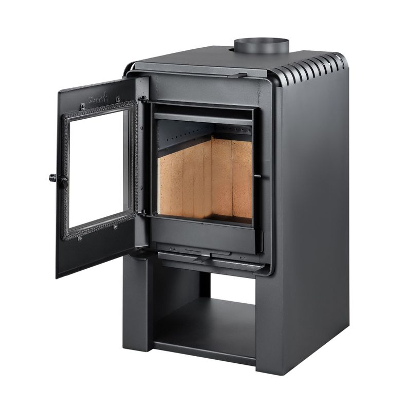 CALEFACTOR A LEÑA SCANTEK 380 + KIT INSTALACION 6"|-5