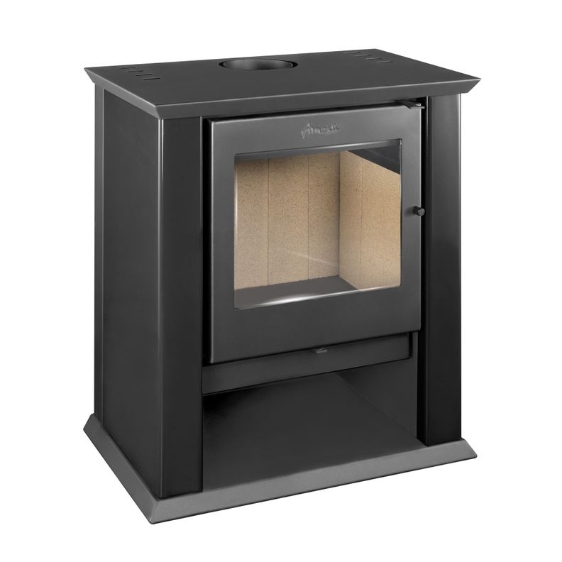 Calefactor a leña Amesti Classic 500 Negro satinado-2