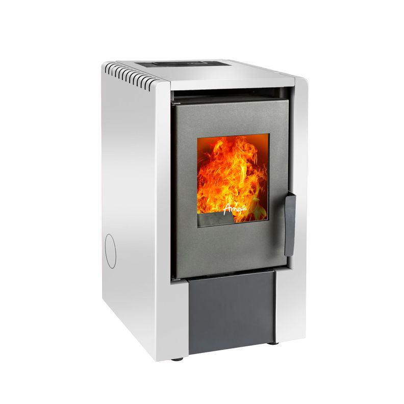 Calefactor a Pellet Amesti Italy 6100 Blanco-0