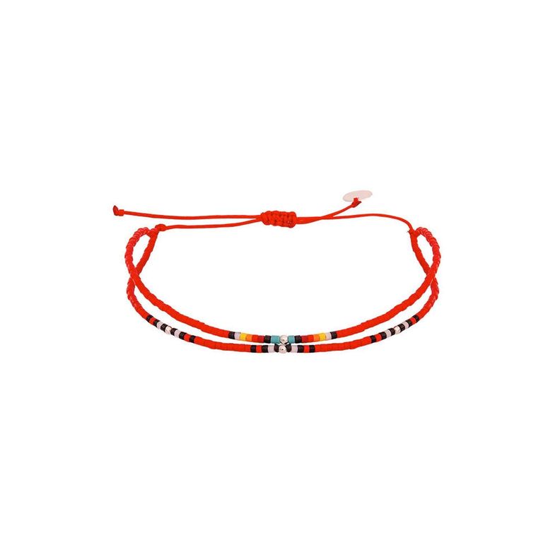 Pulsera Doble Chenoa Roja-0