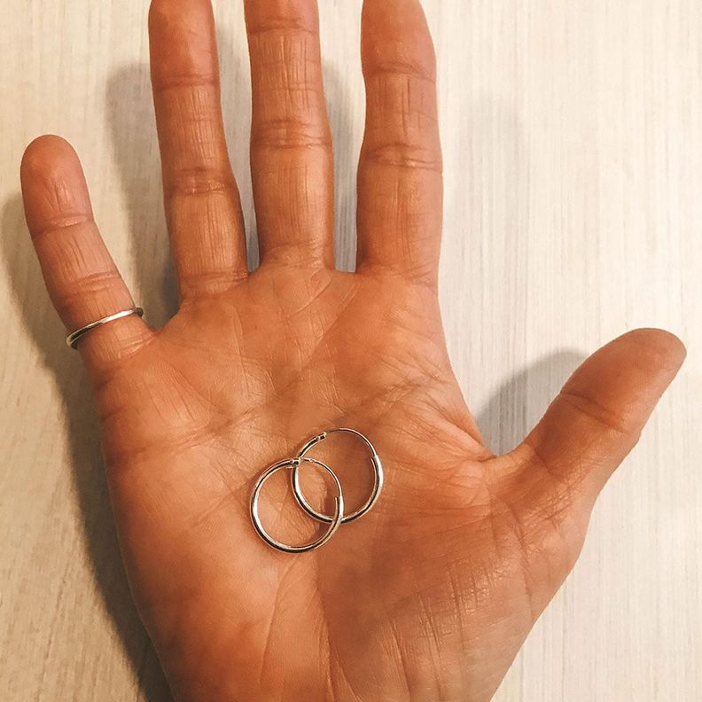 Argollas de Plata 2MM-2
