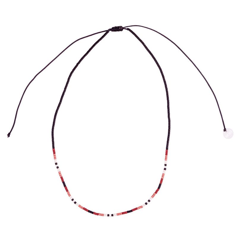 Choker Chenoa Tierra con Mostacillas de Plata-2