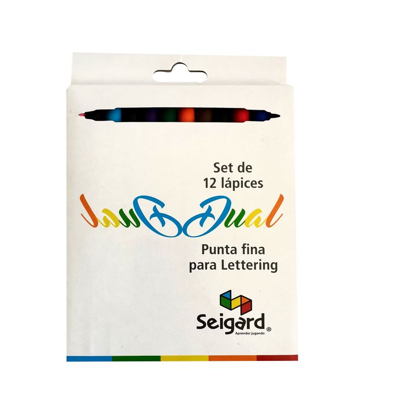 Lápices Dual Punta Fina Lettering-1