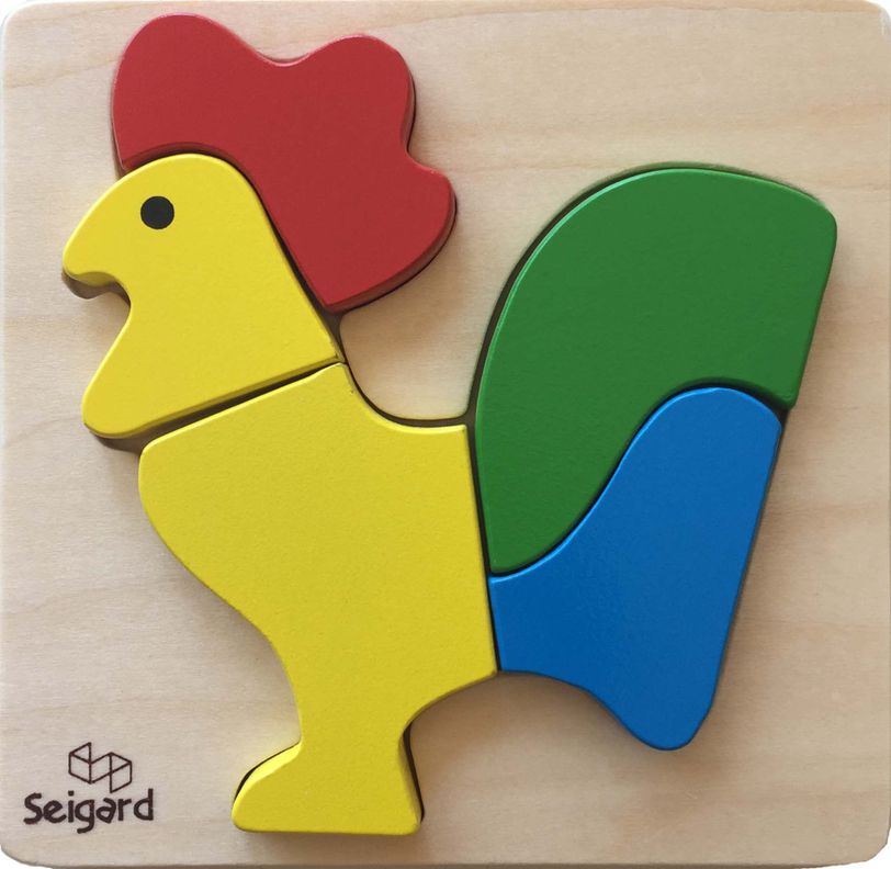 Puzzle Gallo 5 Piezas-0