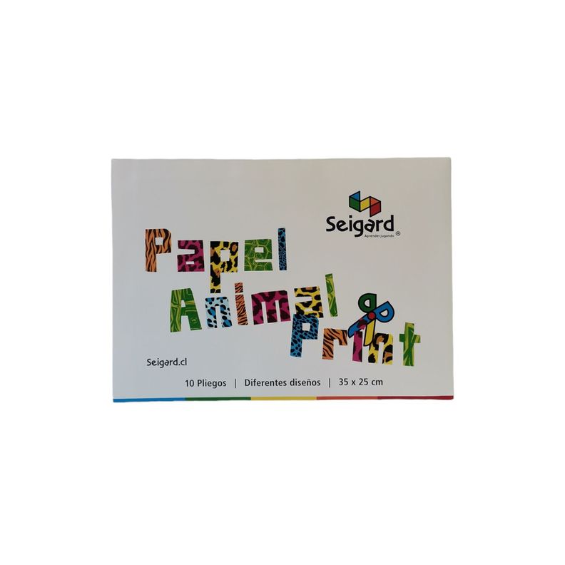 Set De 10 Hojas Papel Animal Print-3