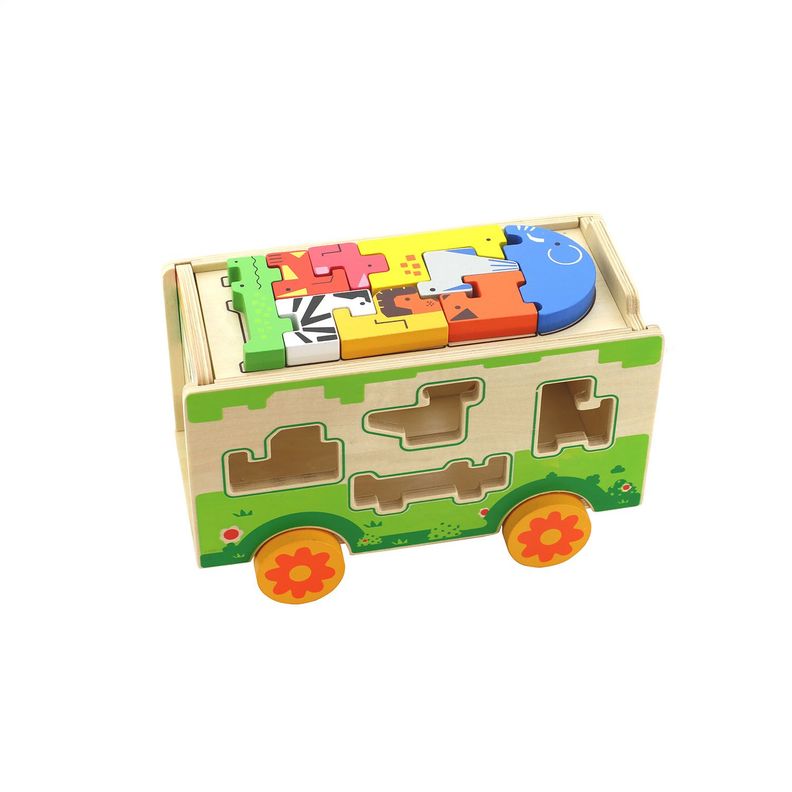 Juego De Encaje Bus De Animales-2