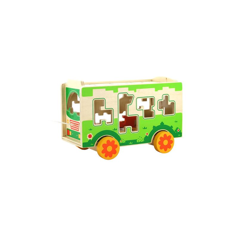 Juego De Encaje Bus De Animales-3