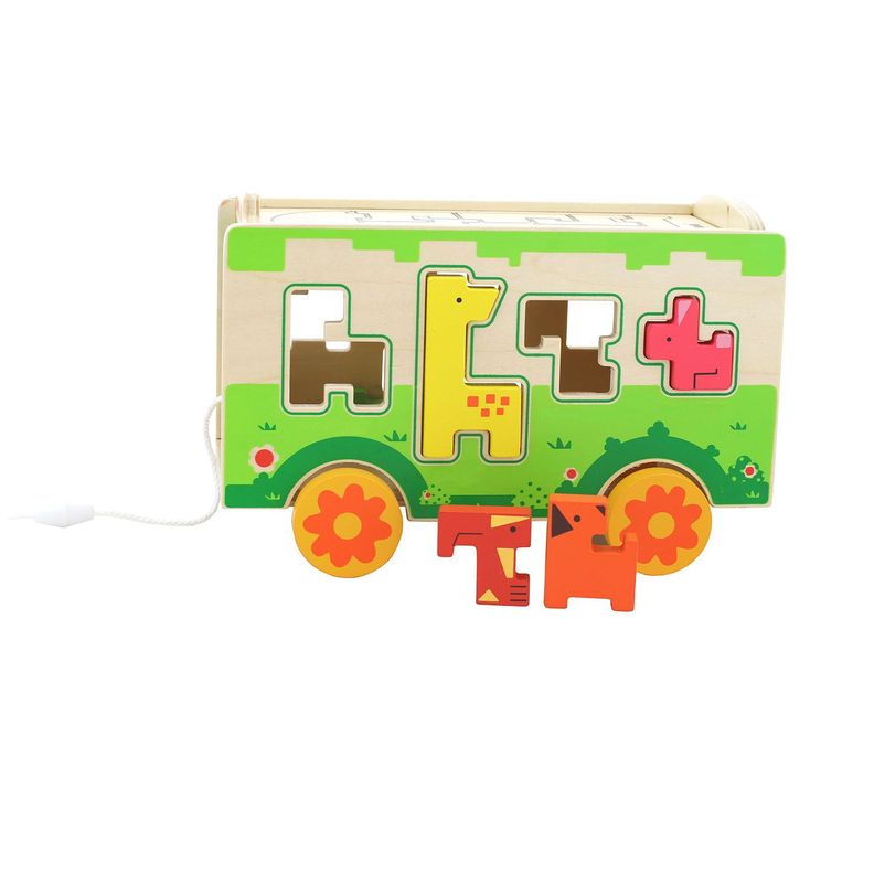 Juego De Encaje Bus De Animales-4