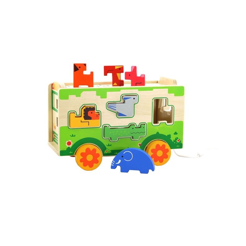 Juego De Encaje Bus De Animales-5